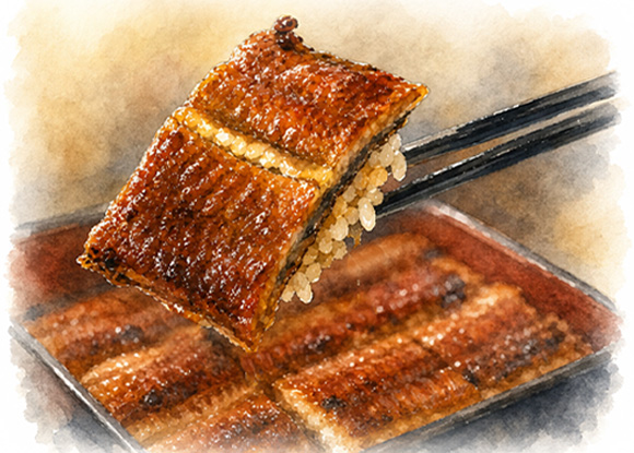 鰻重 上 大ぶり一尾（3Pサイズ使用）